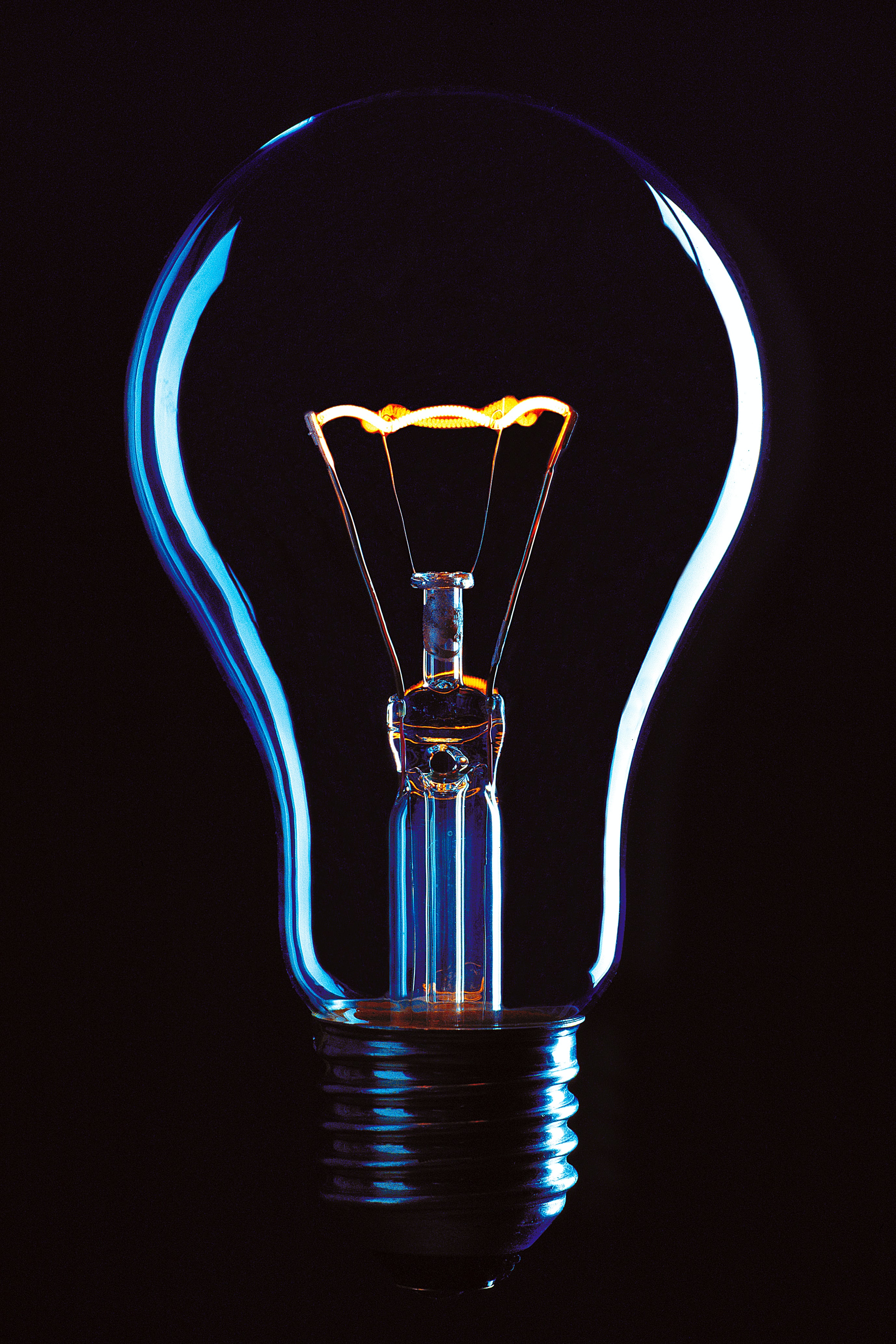 light bulb, idea, neon