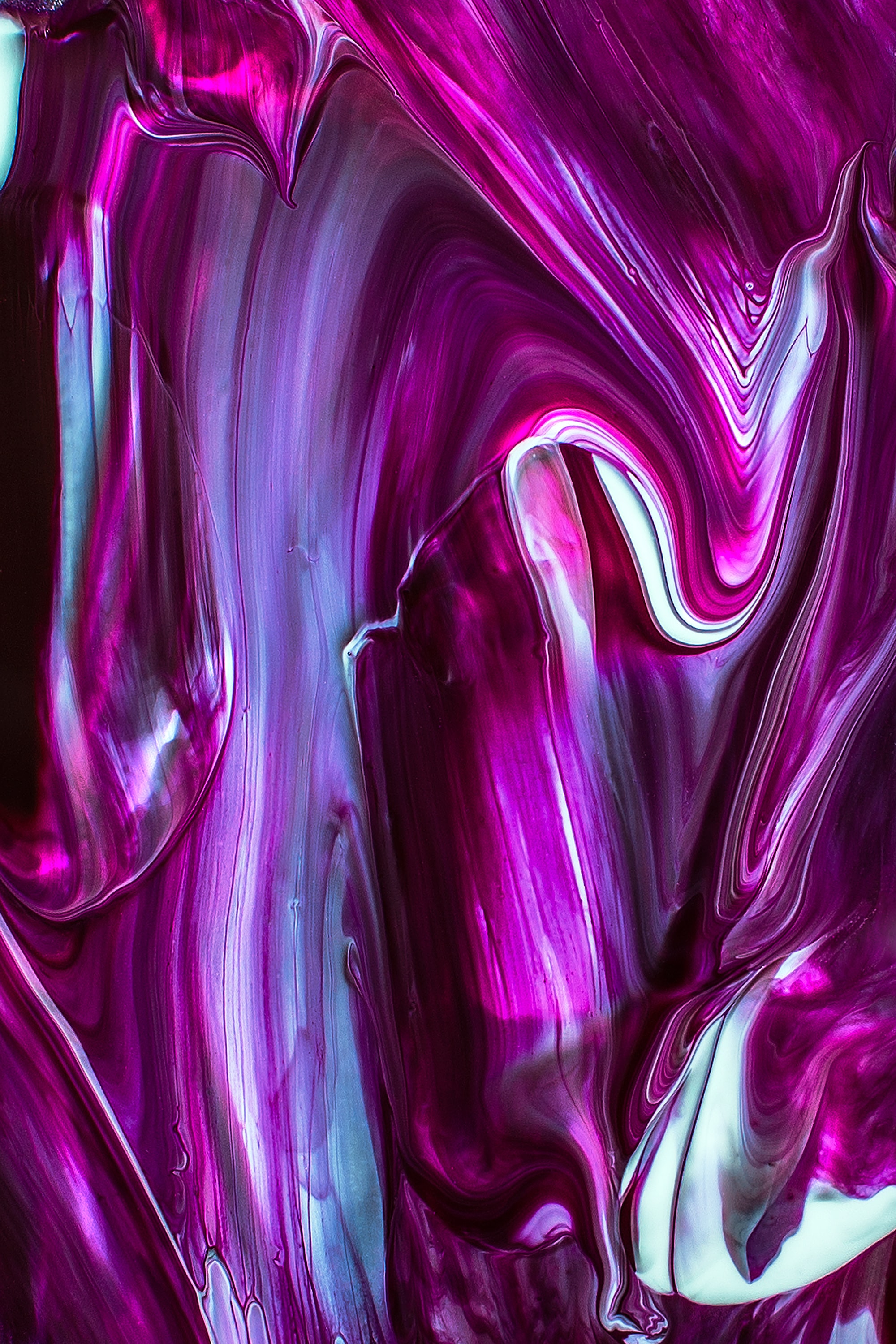 neon light, purple, art, paint, liquid