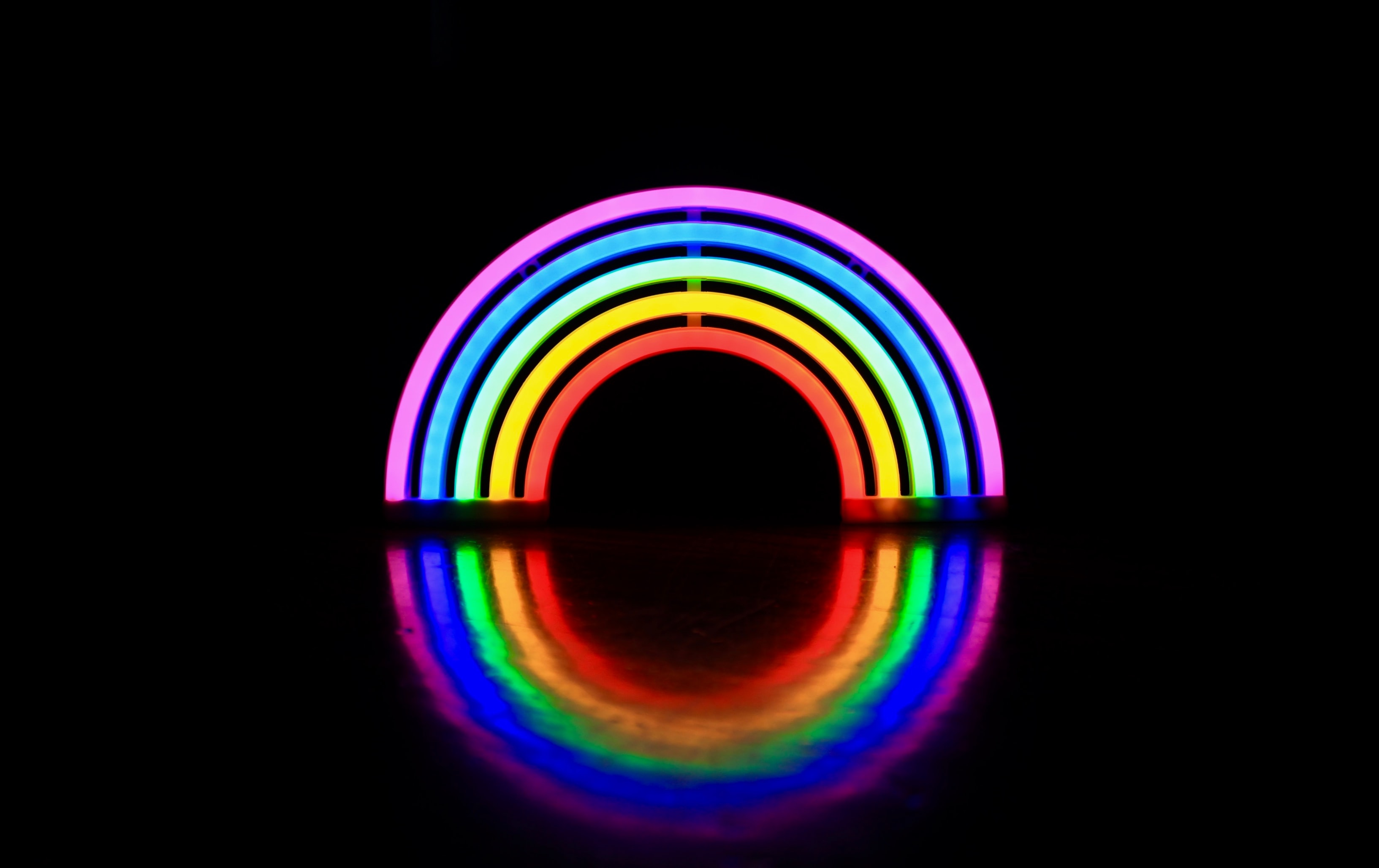 neon rainbow inspiration